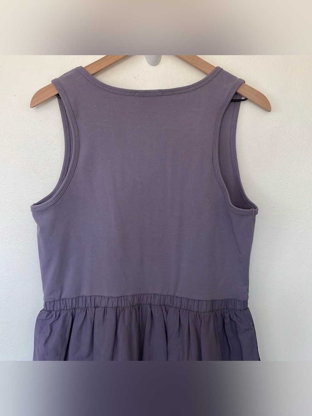 Evereve Marguerite Purple Sleeveless Midi Dress Size Large - Picture 6 of 8